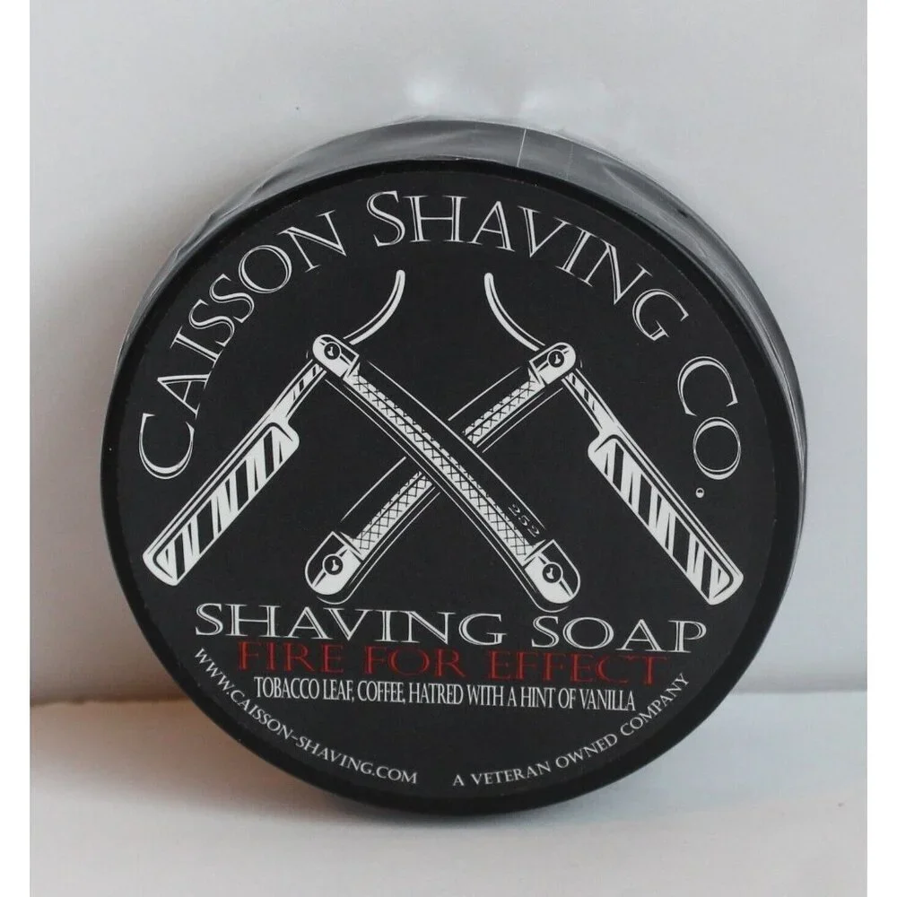 Caisson Shaving Co. Shaving Soap‎ Fire for Effect Soap New Sealed 4oz. Tin